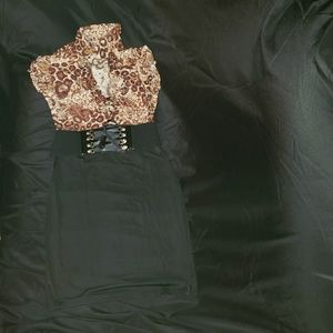 NWOT Leopard Dress